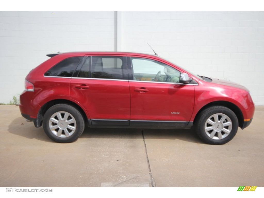 Vivid Red Metallic 2007 Lincoln MKX Standard MKX Model Exterior Photo #61912816