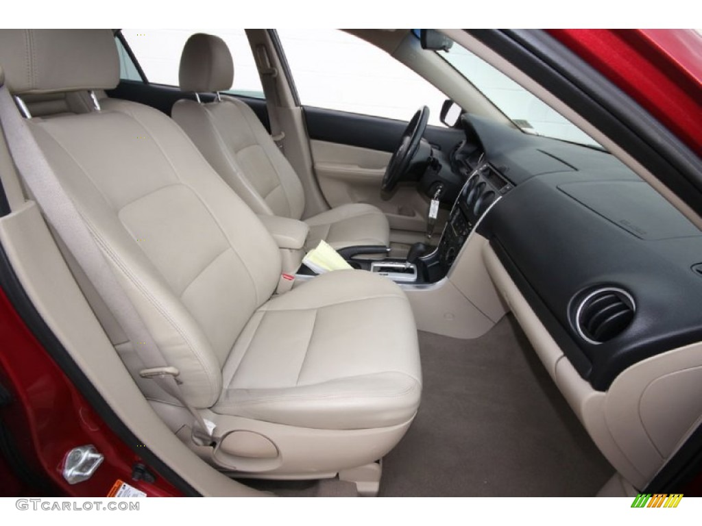 Beige Interior 2006 Mazda MAZDA6 s Sport Sedan Photo #61913308