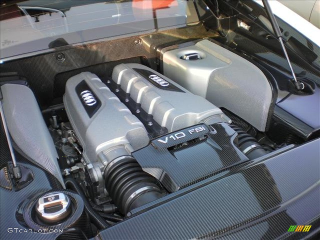 2010 Audi R8 5.2 FSI quattro 5.2 Liter FSI DOHC 40-Valve VVT V10 Engine Photo #61914704