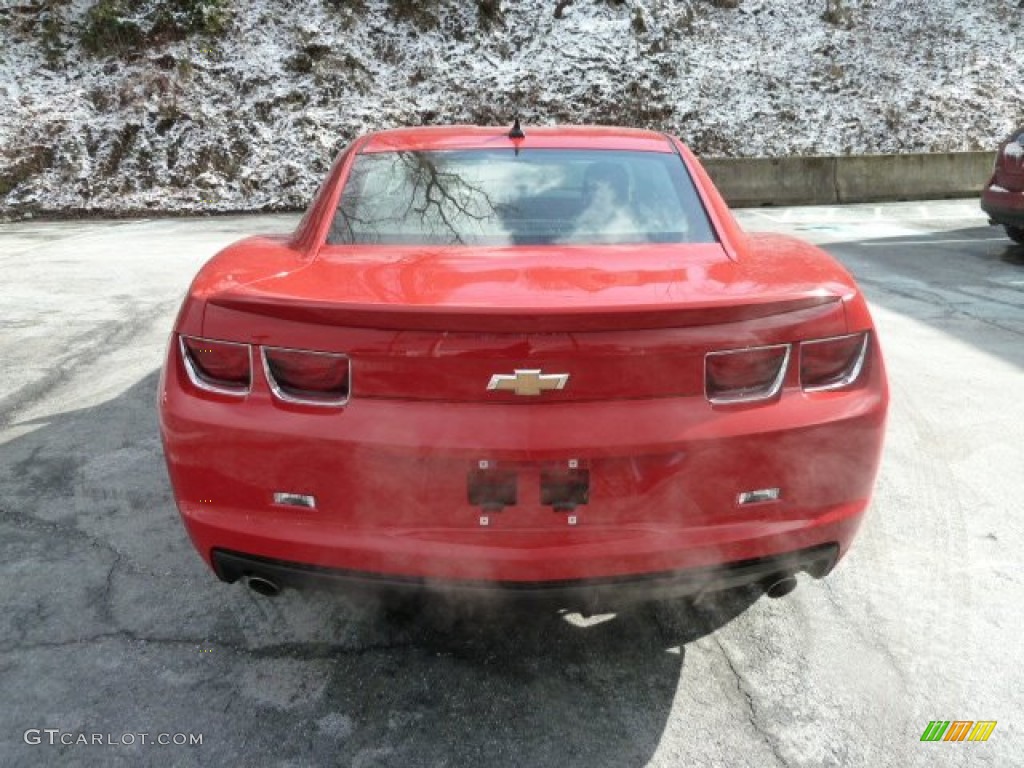 2012 Camaro LS Coupe - Victory Red / Gray photo #3