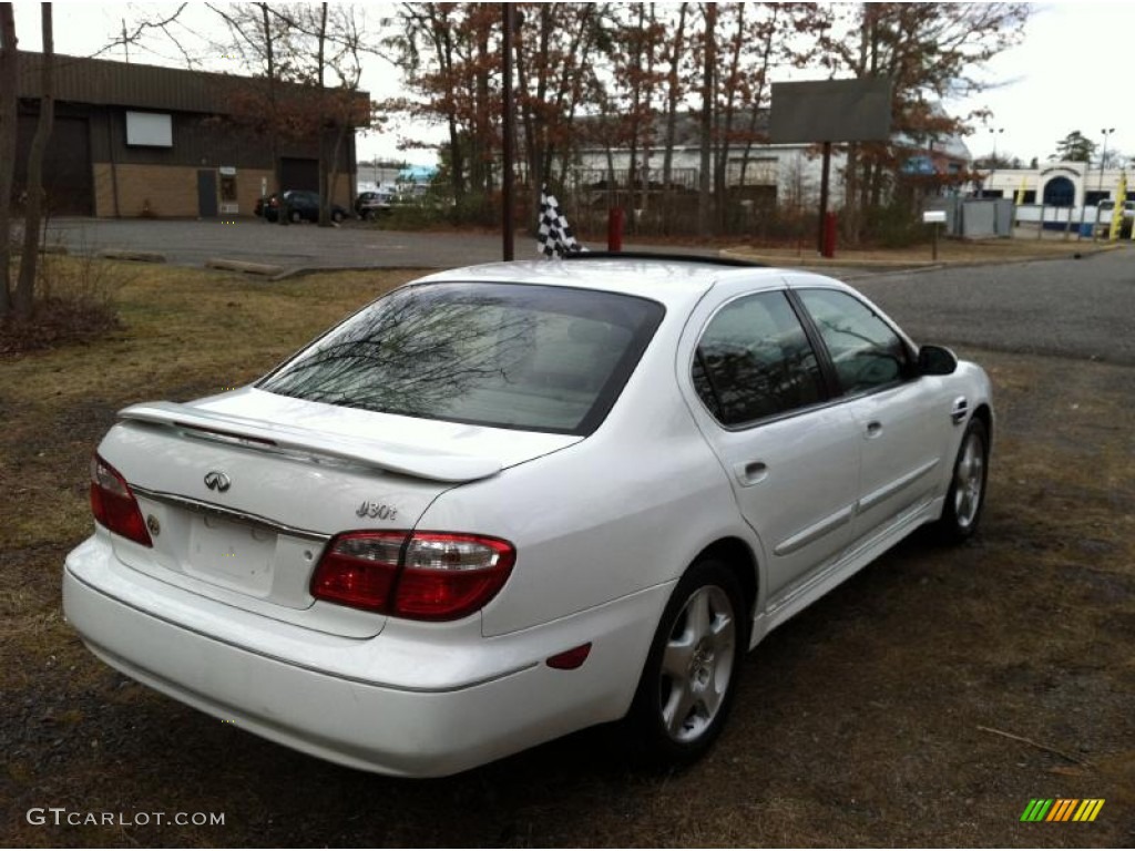 2001 I 30 Sedan - Aspen White Pearl / Beige photo #7