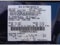 DX: Dark Blue Pearl Metallic 2009 Lincoln Town Car Signature Limited Color Code