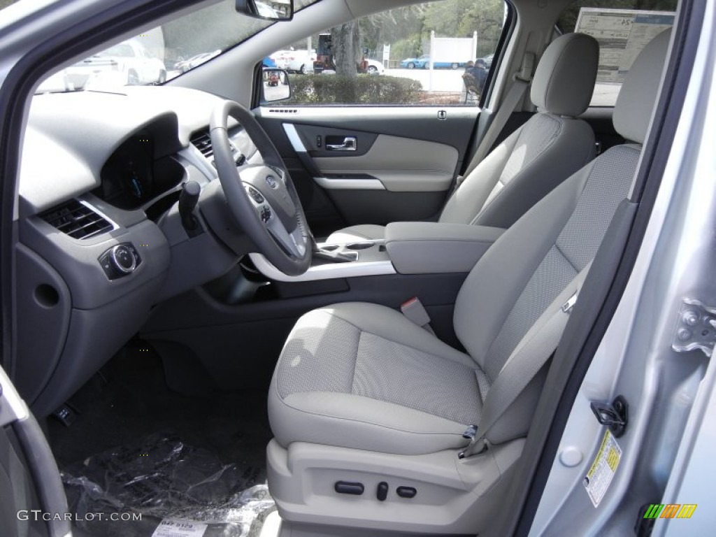 Medium Light Stone Interior 2013 Ford Edge SEL EcoBoost Photo #61918843