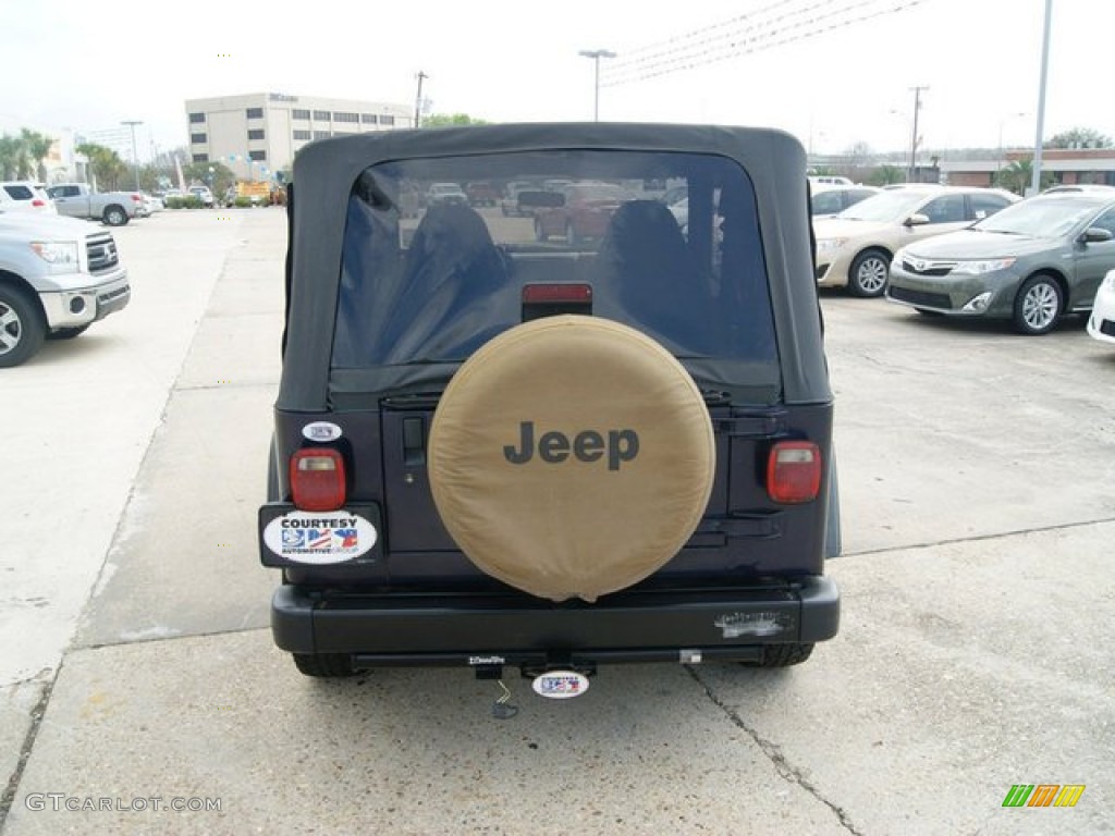 1998 Wrangler SE 4x4 - Deep Amethyst Pearl / Khaki photo #5