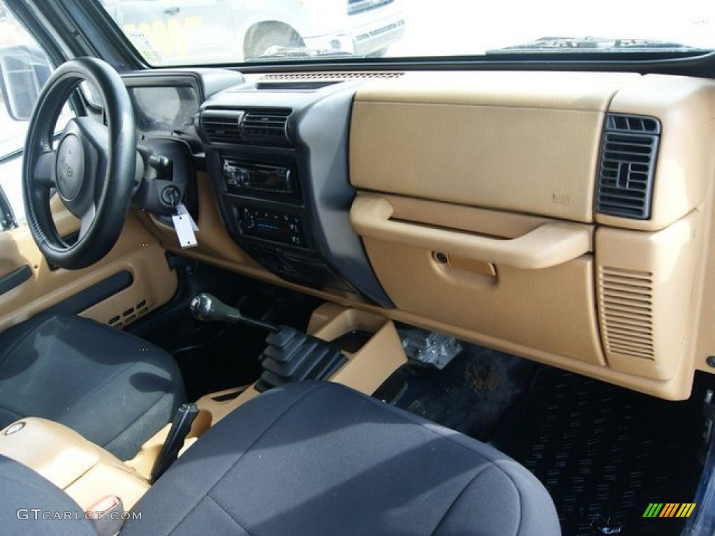 1998 Wrangler SE 4x4 - Deep Amethyst Pearl / Khaki photo #9