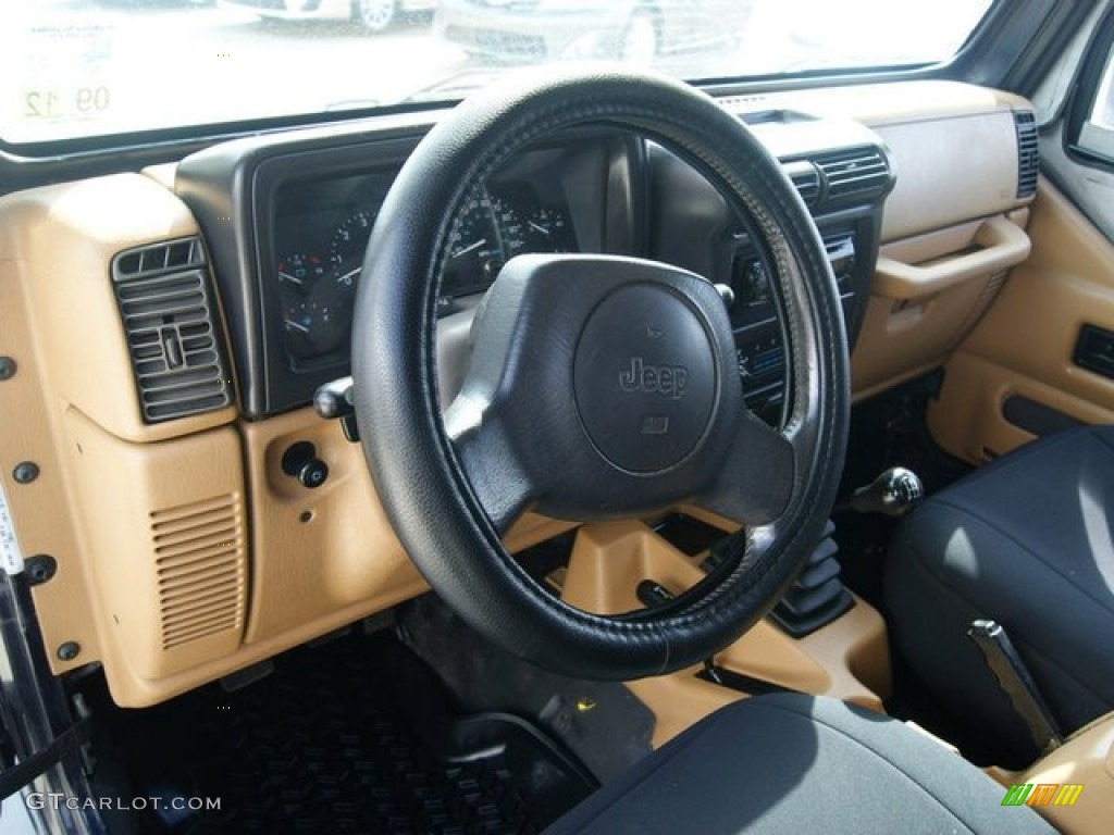 1998 Wrangler SE 4x4 - Deep Amethyst Pearl / Khaki photo #13