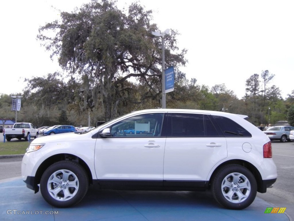 2012 Edge SEL - White Platinum Metallic Tri-Coat / Charcoal Black photo #2