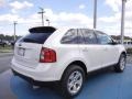 2012 White Platinum Metallic Tri-Coat Ford Edge SEL  photo #3
