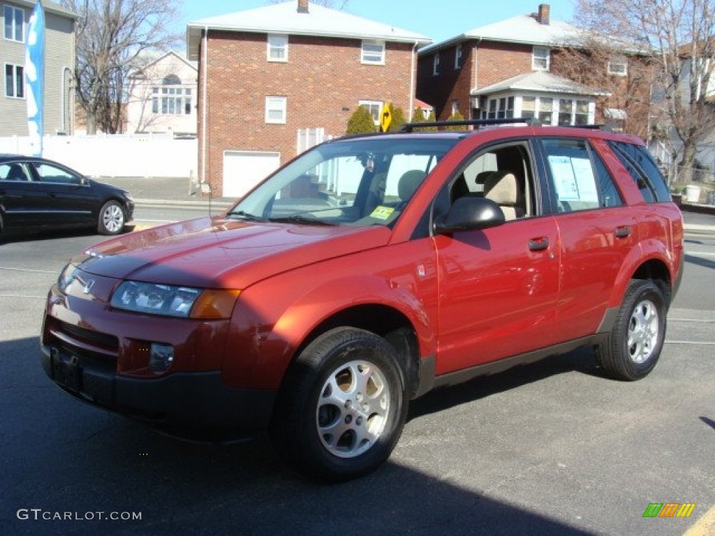 2003 VUE V6 AWD - Orange / Light Tan photo #3