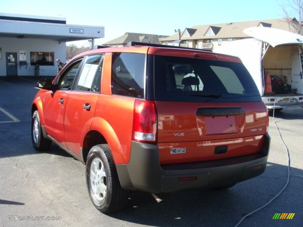 2003 VUE V6 AWD - Orange / Light Tan photo #4