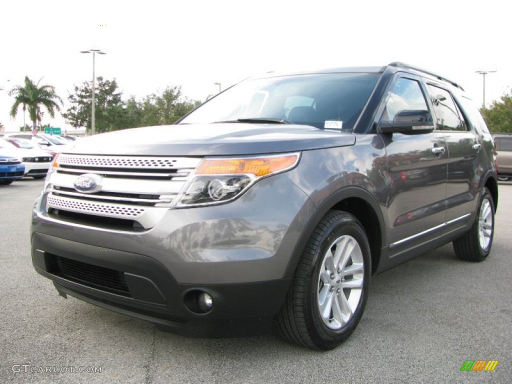 2012 Explorer XLT - Sterling Gray Metallic / Charcoal Black photo #14