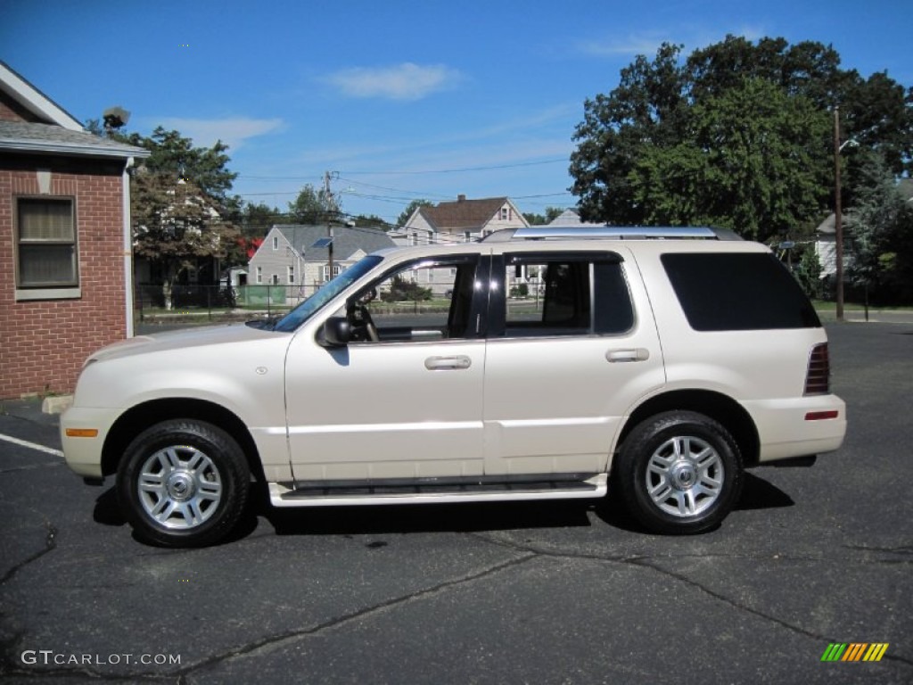 Ivory Parchment Tri-Coat 2005 Mercury Mountaineer V6 AWD Exterior Photo #61921165