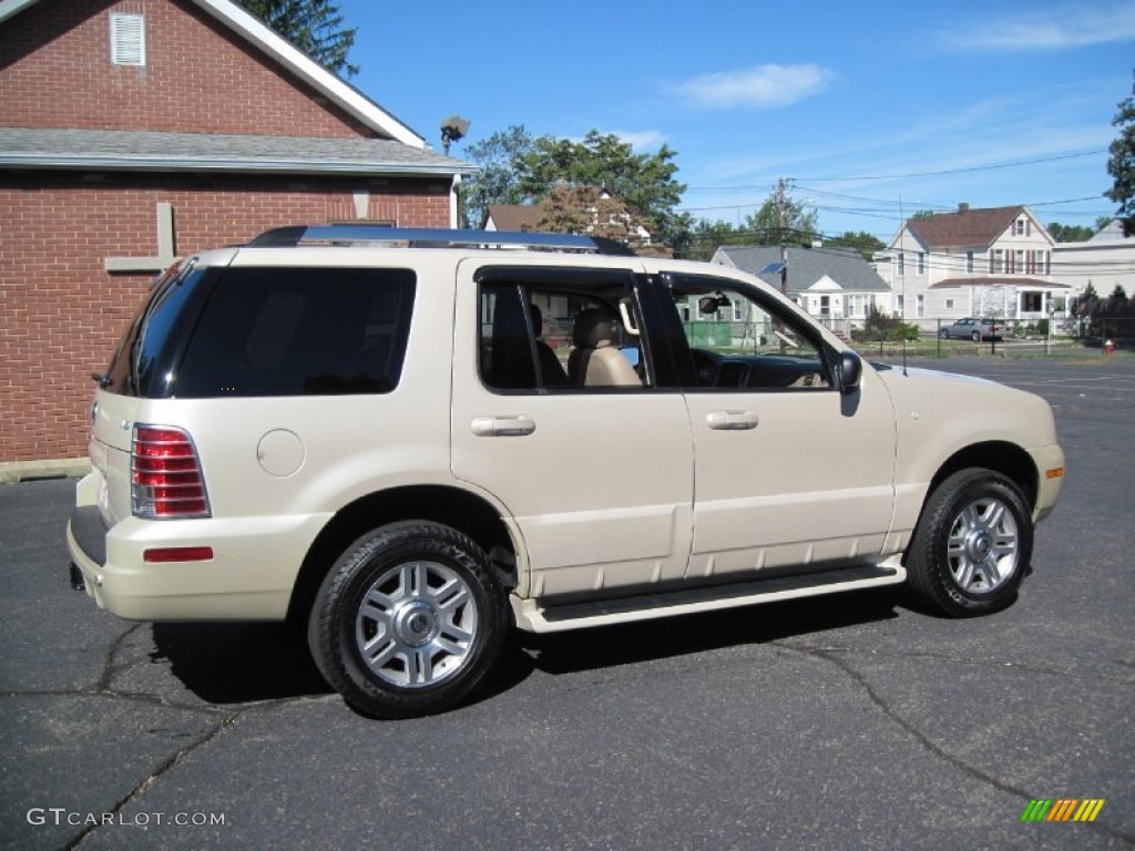 2005 Mountaineer V6 AWD - Ivory Parchment Tri-Coat / Medium Dark Parchment photo #8