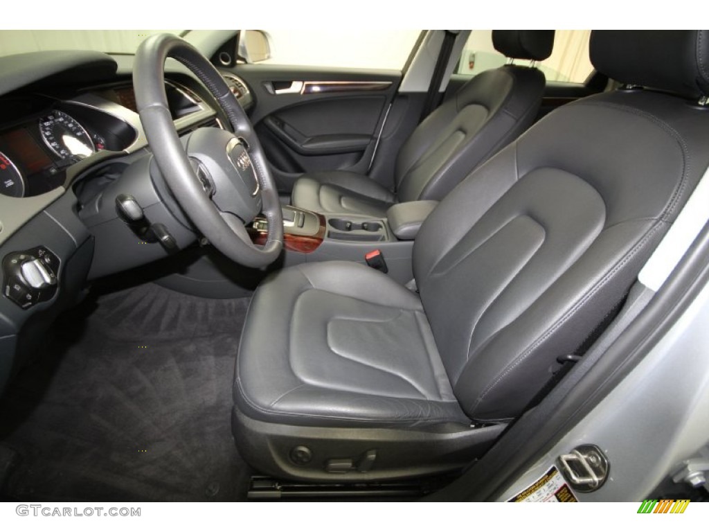 2010 A4 2.0T quattro Sedan - Ice Silver Metallic / Black photo #3
