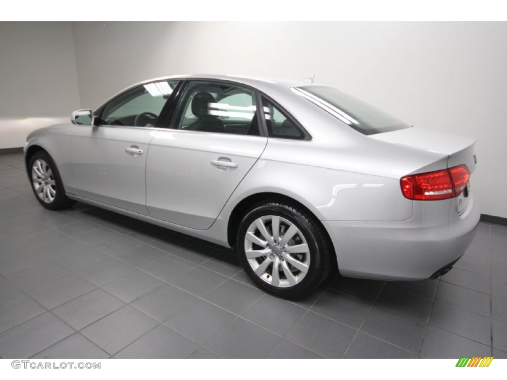 2010 A4 2.0T quattro Sedan - Ice Silver Metallic / Black photo #5