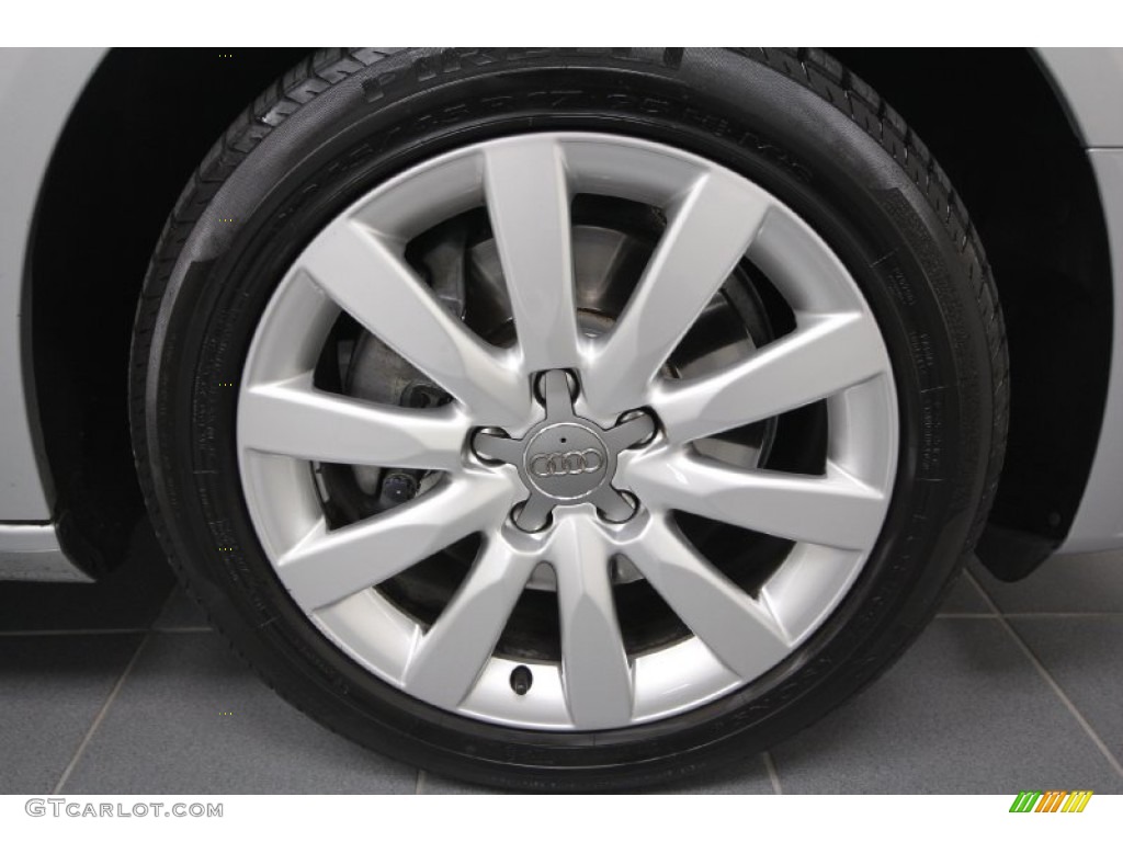 2010 A4 2.0T quattro Sedan - Ice Silver Metallic / Black photo #9