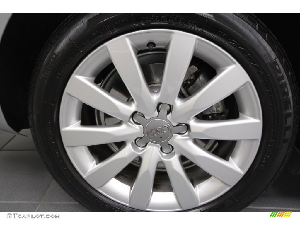 2010 A4 2.0T quattro Sedan - Ice Silver Metallic / Black photo #12
