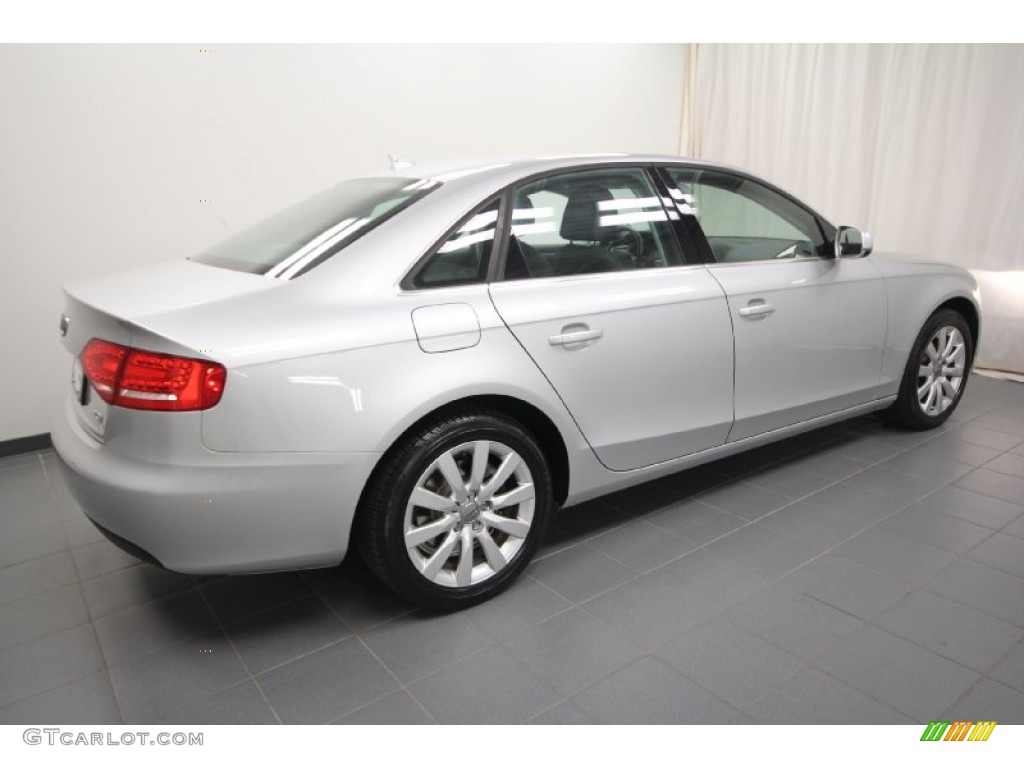 2010 A4 2.0T quattro Sedan - Ice Silver Metallic / Black photo #13