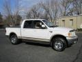 2001 Oxford White Ford F150 Lariat SuperCrew 4x4  photo #11