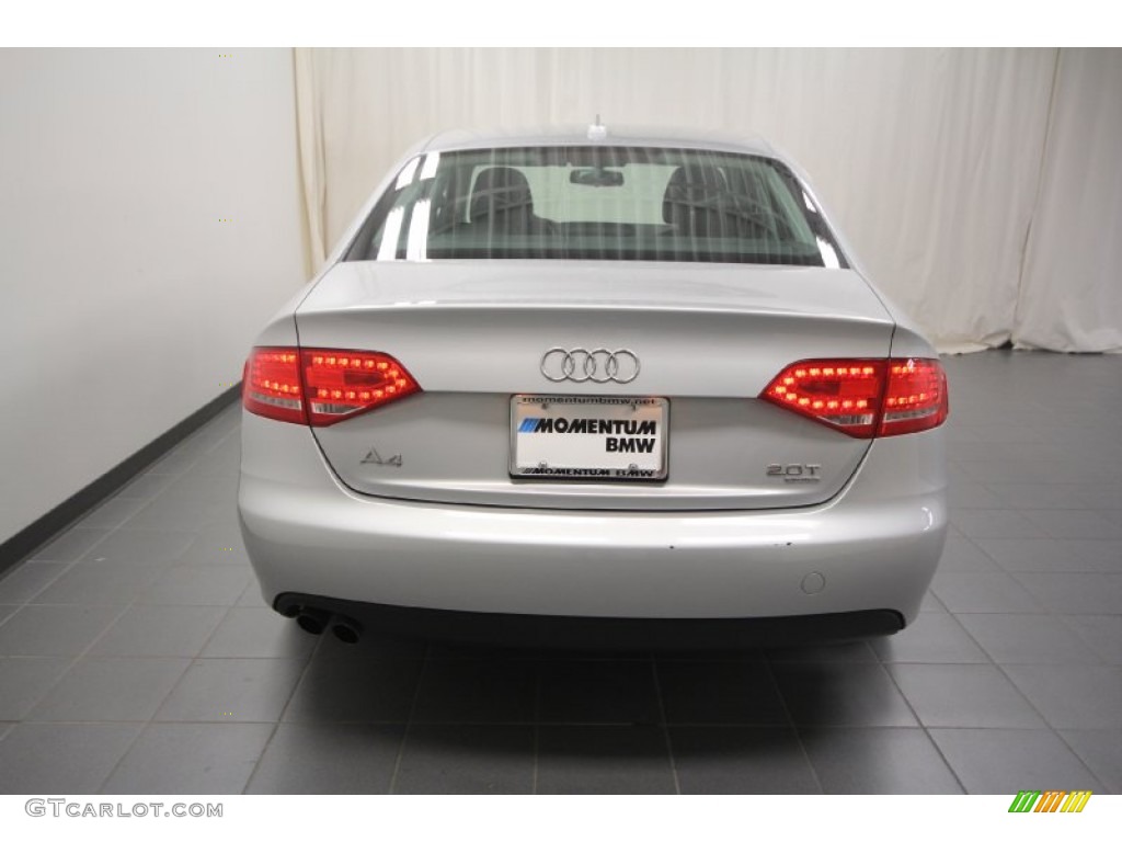2010 A4 2.0T quattro Sedan - Ice Silver Metallic / Black photo #14
