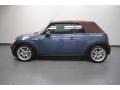 2009 Horizon Blue Mini Cooper S Convertible  photo #2