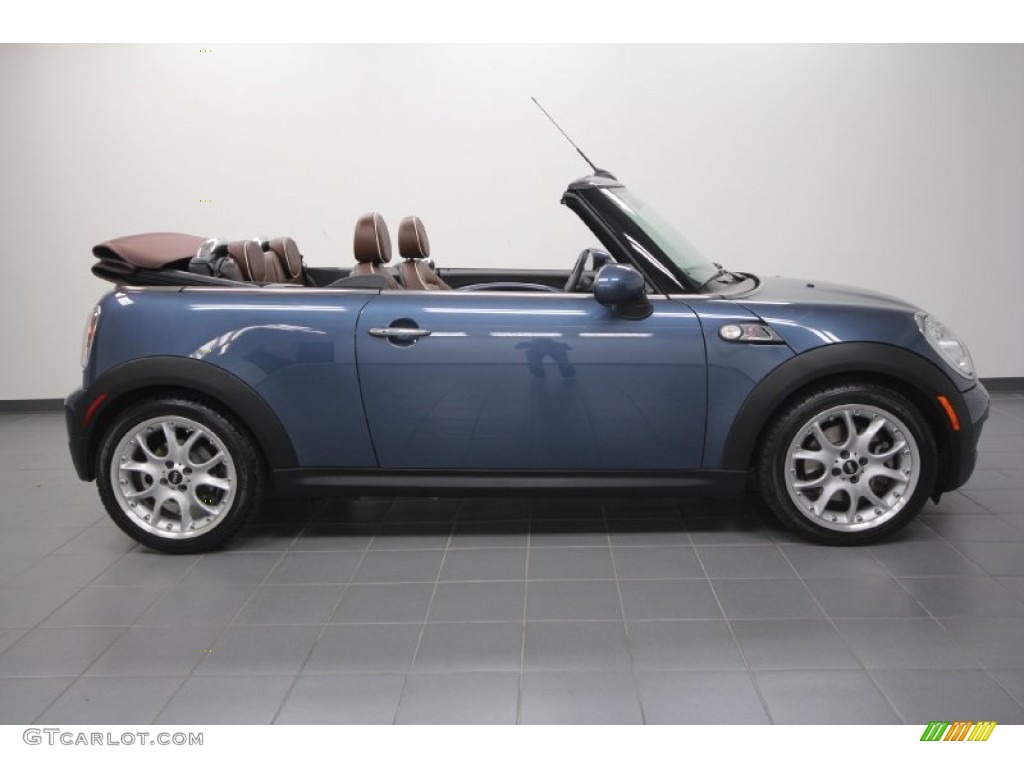 Horizon Blue 2009 Mini Cooper S Convertible Exterior Photo #61922230