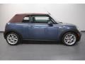 Horizon Blue 2009 Mini Cooper S Convertible Exterior