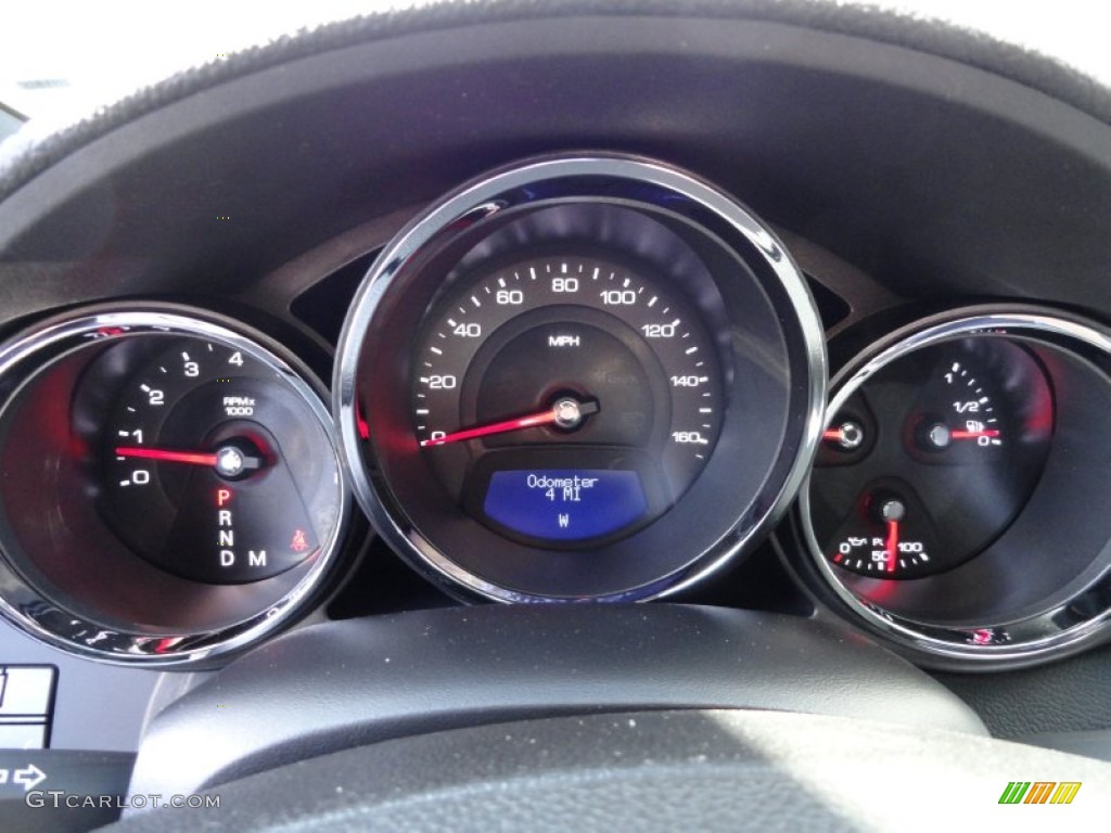 2012 Cadillac CTS Coupe Gauges Photo #61922326