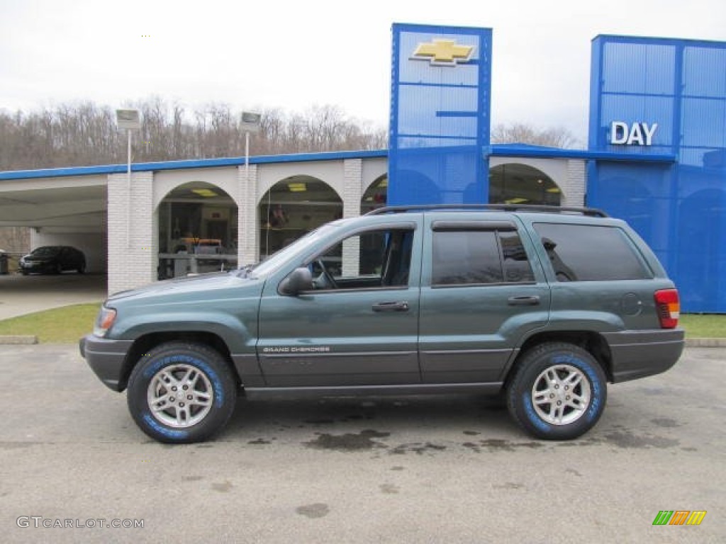 2002 Grand Cherokee Laredo 4x4 - Onyx Green Pearlcoat / Dark Slate Gray photo #2