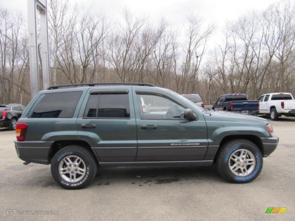 2002 Grand Cherokee Laredo 4x4 - Onyx Green Pearlcoat / Dark Slate Gray photo #3