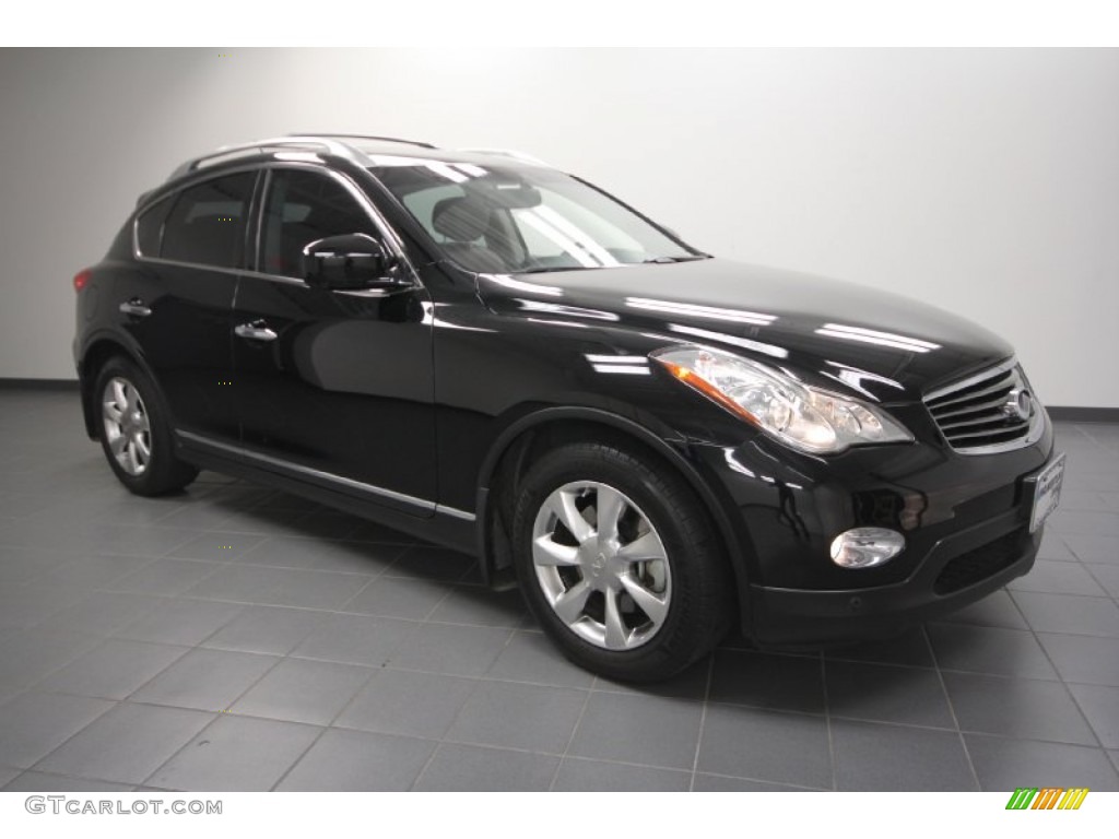 Black Obsidian 2008 Infiniti EX 35 Journey Exterior Photo #61922542