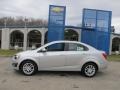 2012 Silver Ice Metallic Chevrolet Sonic LT Sedan  photo #2