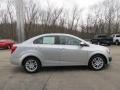 2012 Silver Ice Metallic Chevrolet Sonic LT Sedan  photo #4