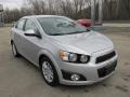 2012 Silver Ice Metallic Chevrolet Sonic LT Sedan  photo #5