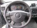 Ebony 2012 Chevrolet Colorado Work Truck Regular Cab 4x4 Steering Wheel