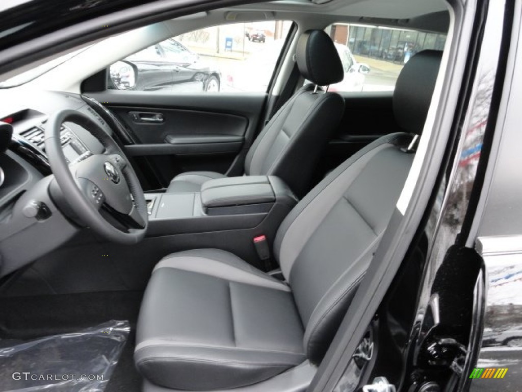 Black Interior 2012 Mazda CX-9 Touring AWD Photo #61924408