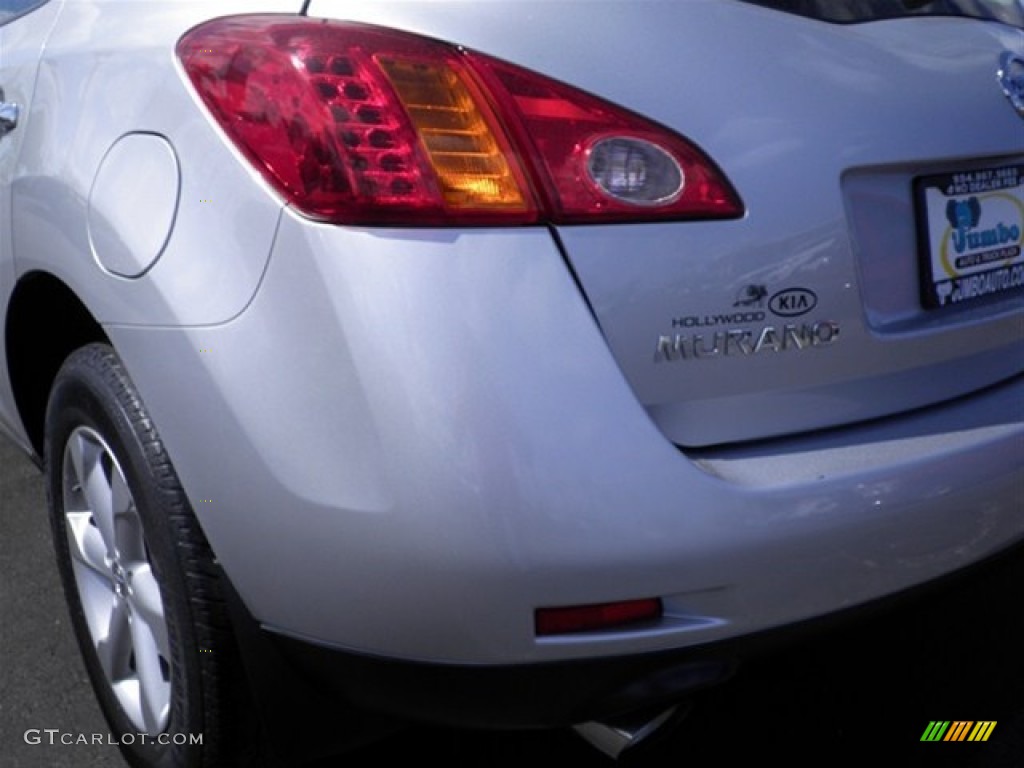 2009 Murano S - Brilliant Silver Metallic / Black photo #7