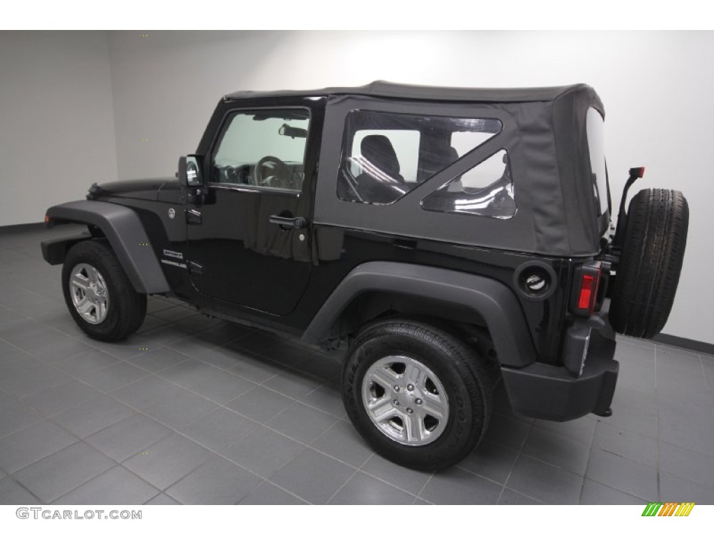 2011 Wrangler Sport 4x4 - Black / Black photo #5