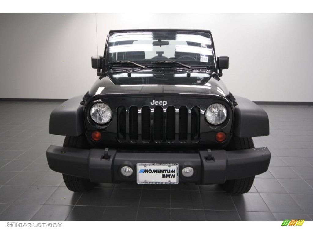 2011 Wrangler Sport 4x4 - Black / Black photo #6
