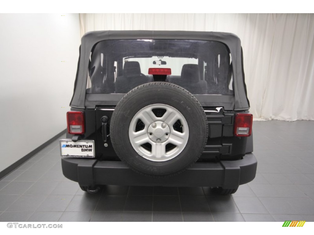 2011 Wrangler Sport 4x4 - Black / Black photo #14