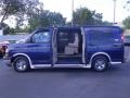 2003 Indigo Blue Metallic Chevrolet Express 1500 LS Passenger Conversion Van  photo #7