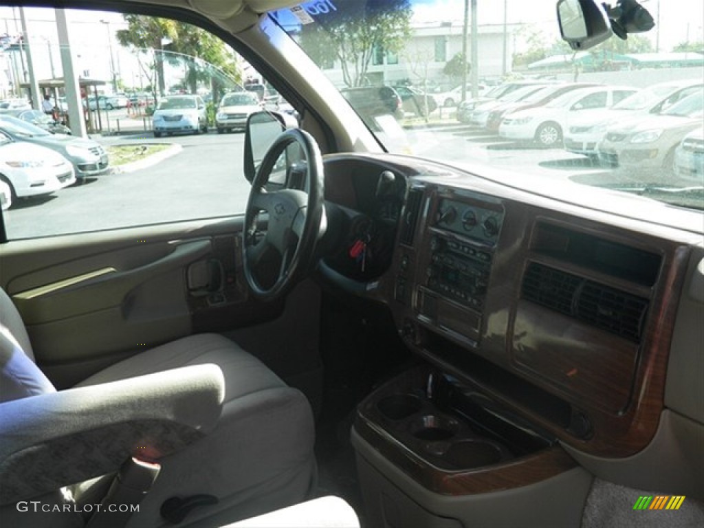 2003 Express 1500 LS Passenger Conversion Van - Indigo Blue Metallic / Medium Dark Pewter photo #16