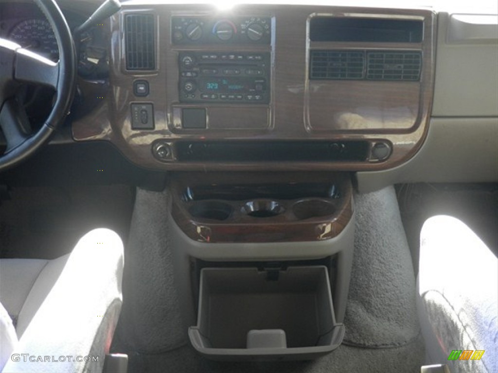 2003 Express 1500 LS Passenger Conversion Van - Indigo Blue Metallic / Medium Dark Pewter photo #22