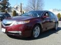 2009 Basque Red Pearl Acura TL 3.5  photo #7