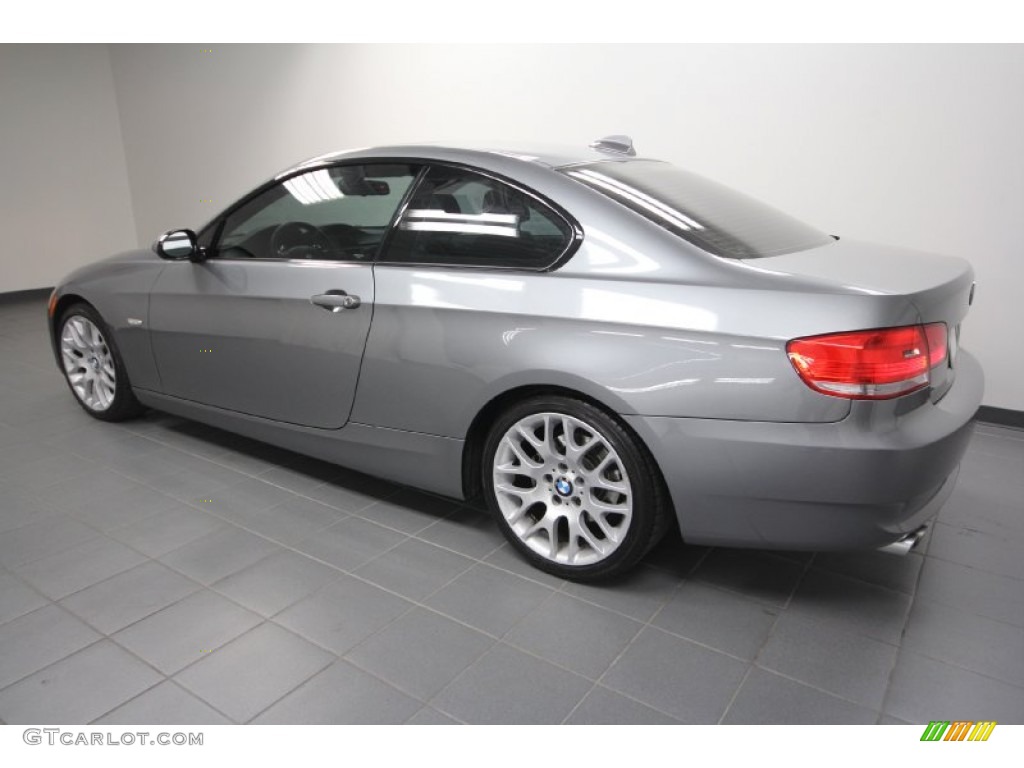 2009 3 Series 328i Coupe - Space Grey Metallic / Black photo #5