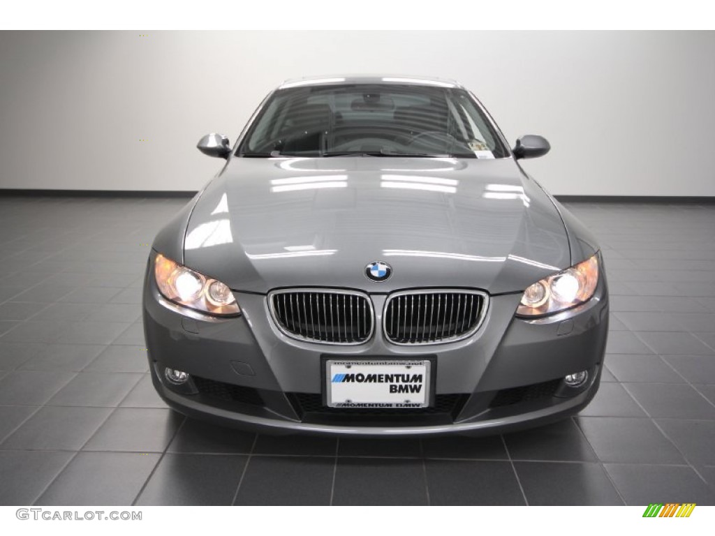 2009 3 Series 328i Coupe - Space Grey Metallic / Black photo #6