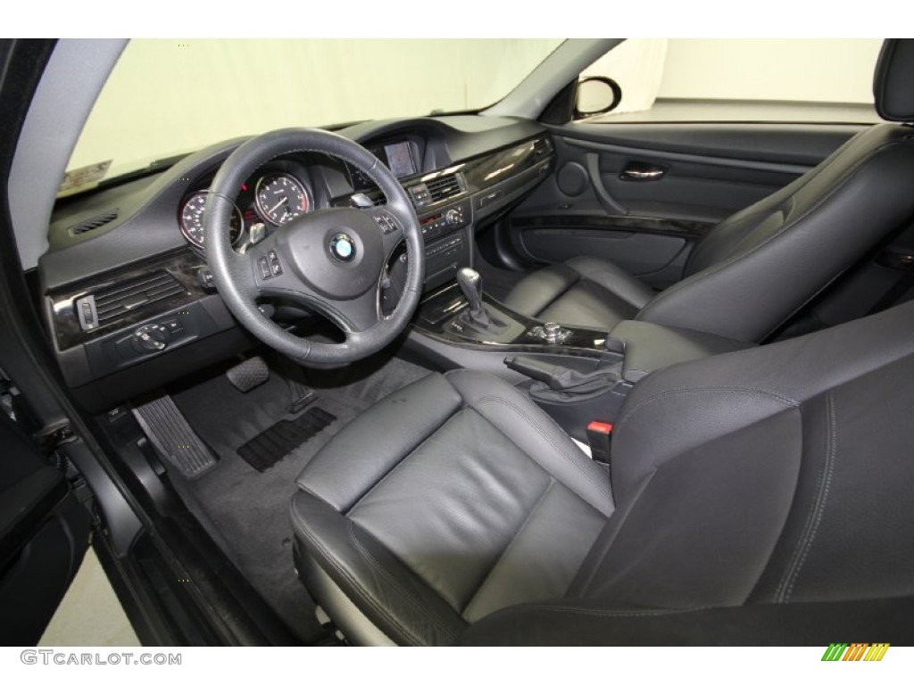 2009 3 Series 328i Coupe - Space Grey Metallic / Black photo #15