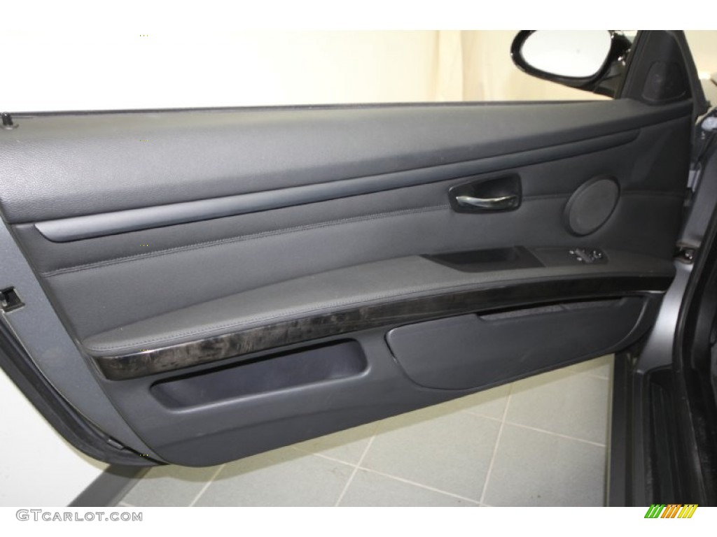 2009 3 Series 328i Coupe - Space Grey Metallic / Black photo #17