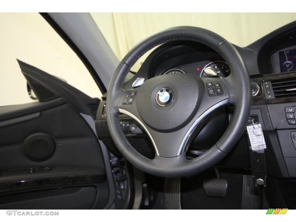 2009 3 Series 328i Coupe - Space Grey Metallic / Black photo #32