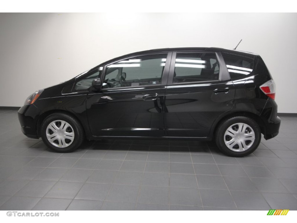 2010 Fit  - Crystal Black Pearl / Gray photo #2